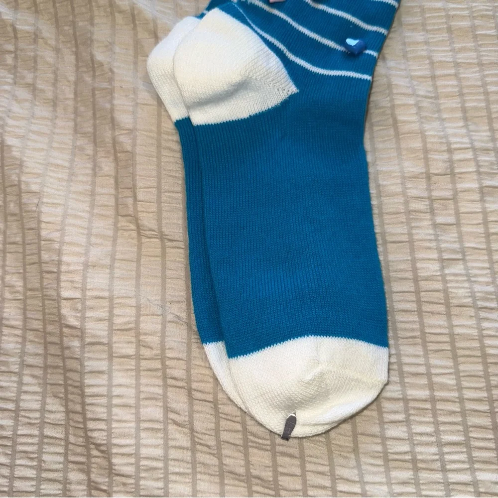 NWOT Deadstock 80s Vintage Striped Beaded Socks